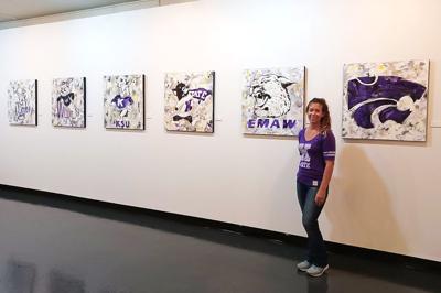 Niki Baker and her paintings